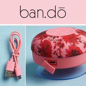 🆕🚿🔊 Bluetooth Shower Speaker PINK FLORAL